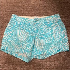 Lilly Pulitzer 5” Callahan Short in teal — size 2